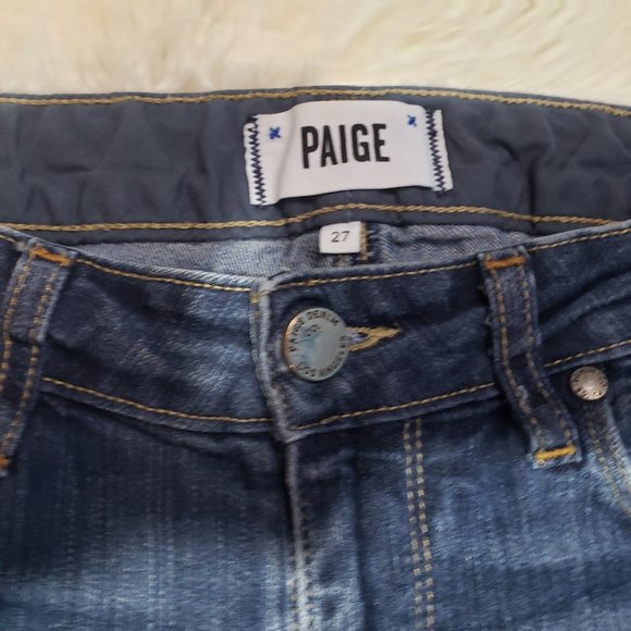 Paige Skyline Straight medium wash blue jeans - Picture 12 of 12